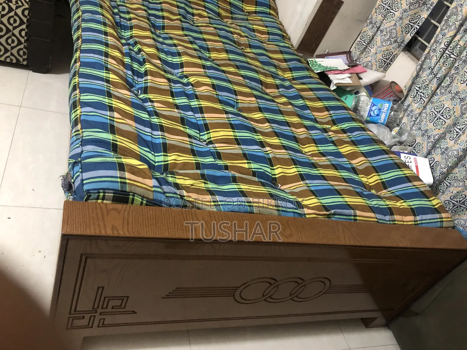 Semi Double Bed With Toshok Sale