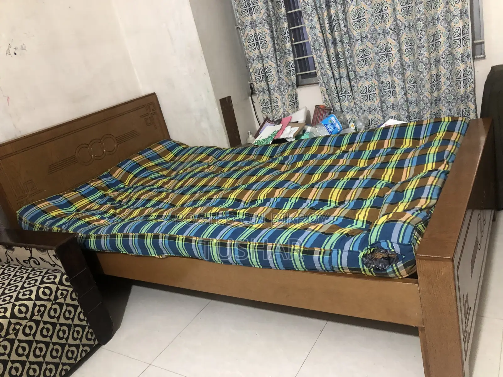 Semi Double Bed With Toshok Sale