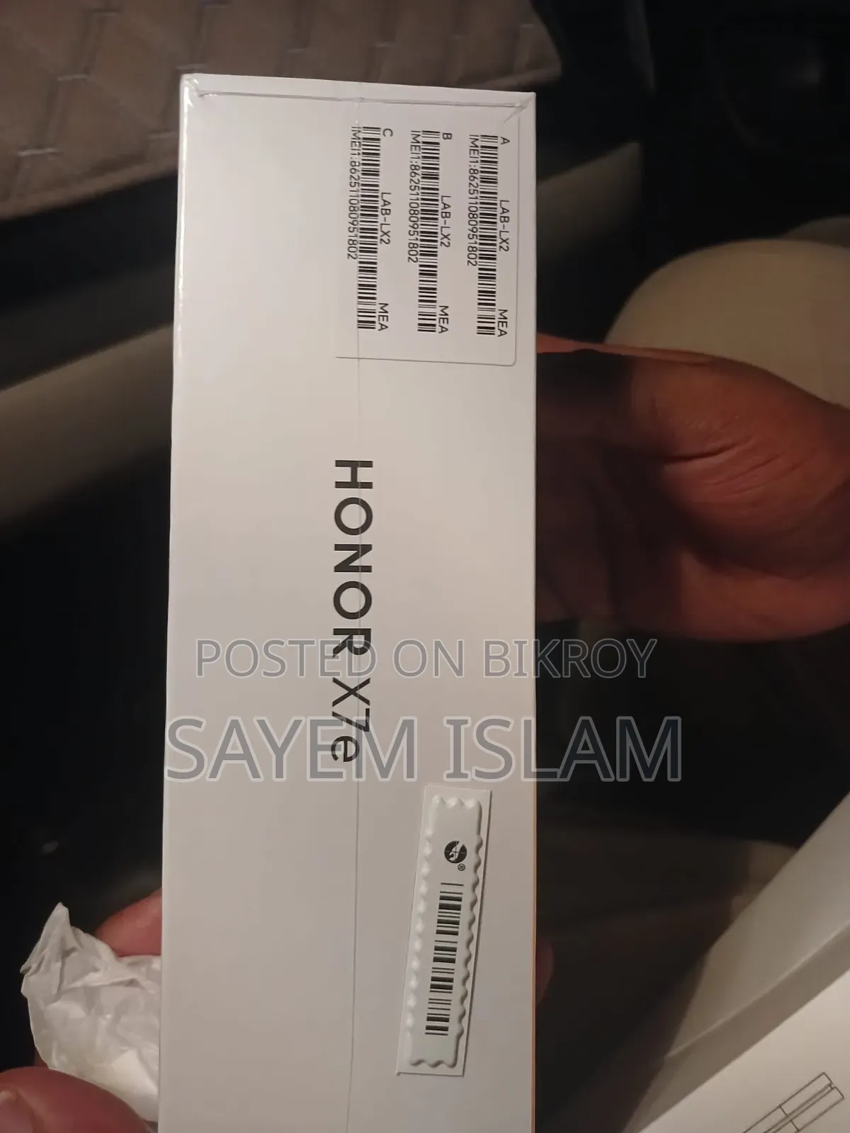 New Honor X7e 128 GB Orange