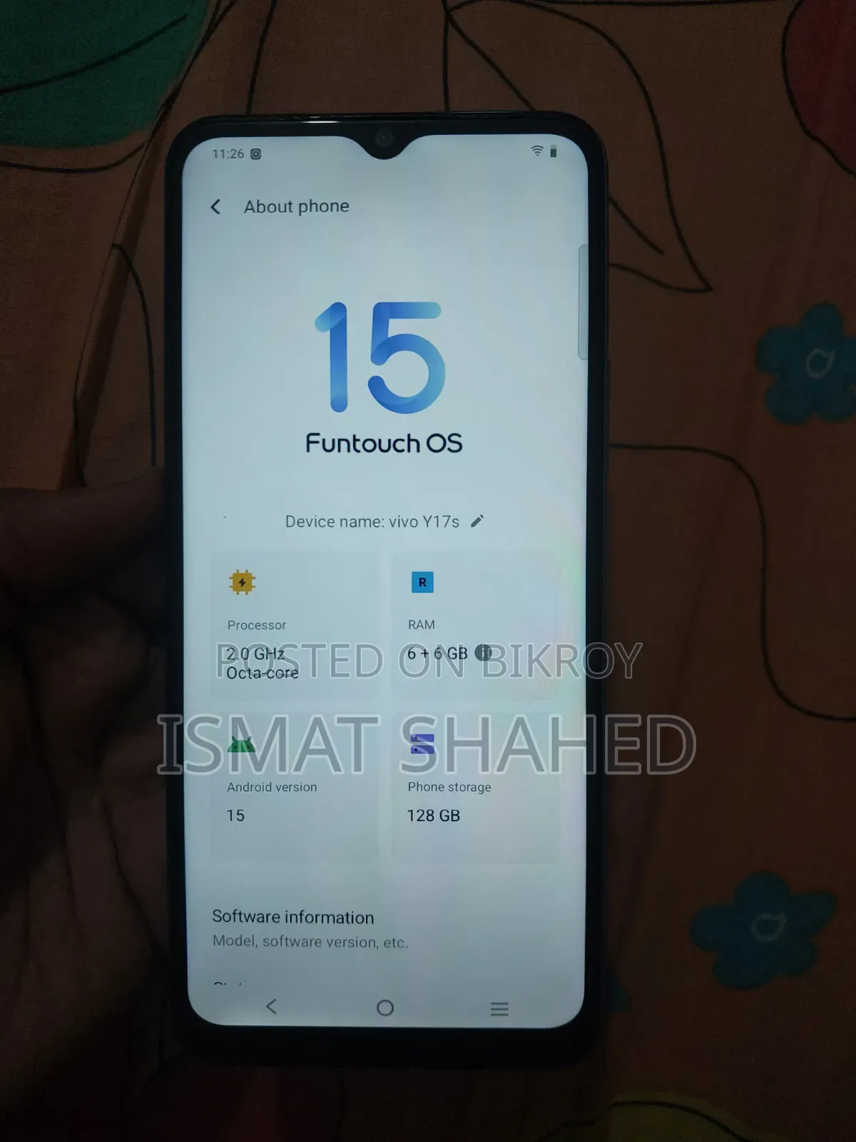 Vivo Y17s 128 GB Blue