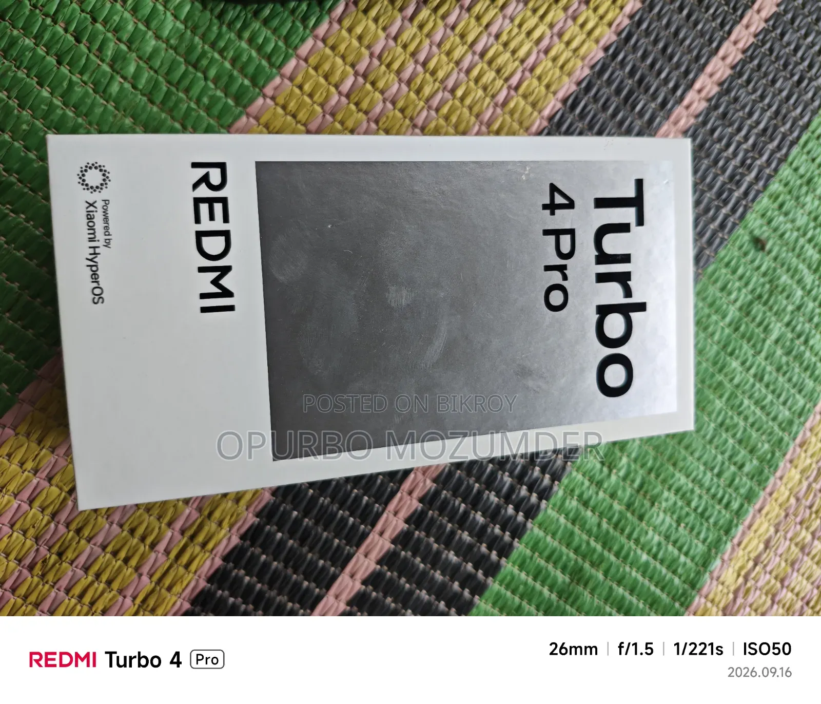 Xiaomi Redmi Turbo 4 Pro 256 GB Black