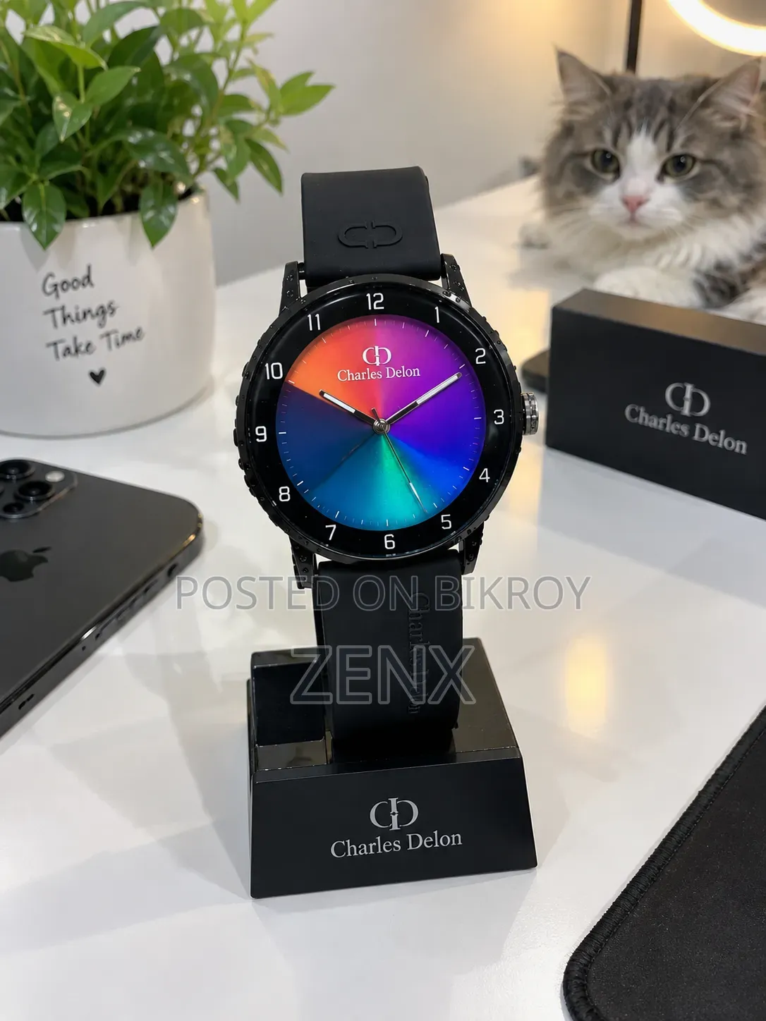 Charles Delon Colour Changing Dial Watch