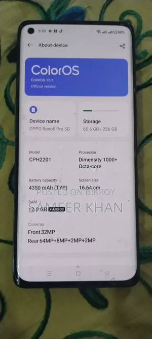 Oppo Reno5 Pro 5G 256 GB Bronze
