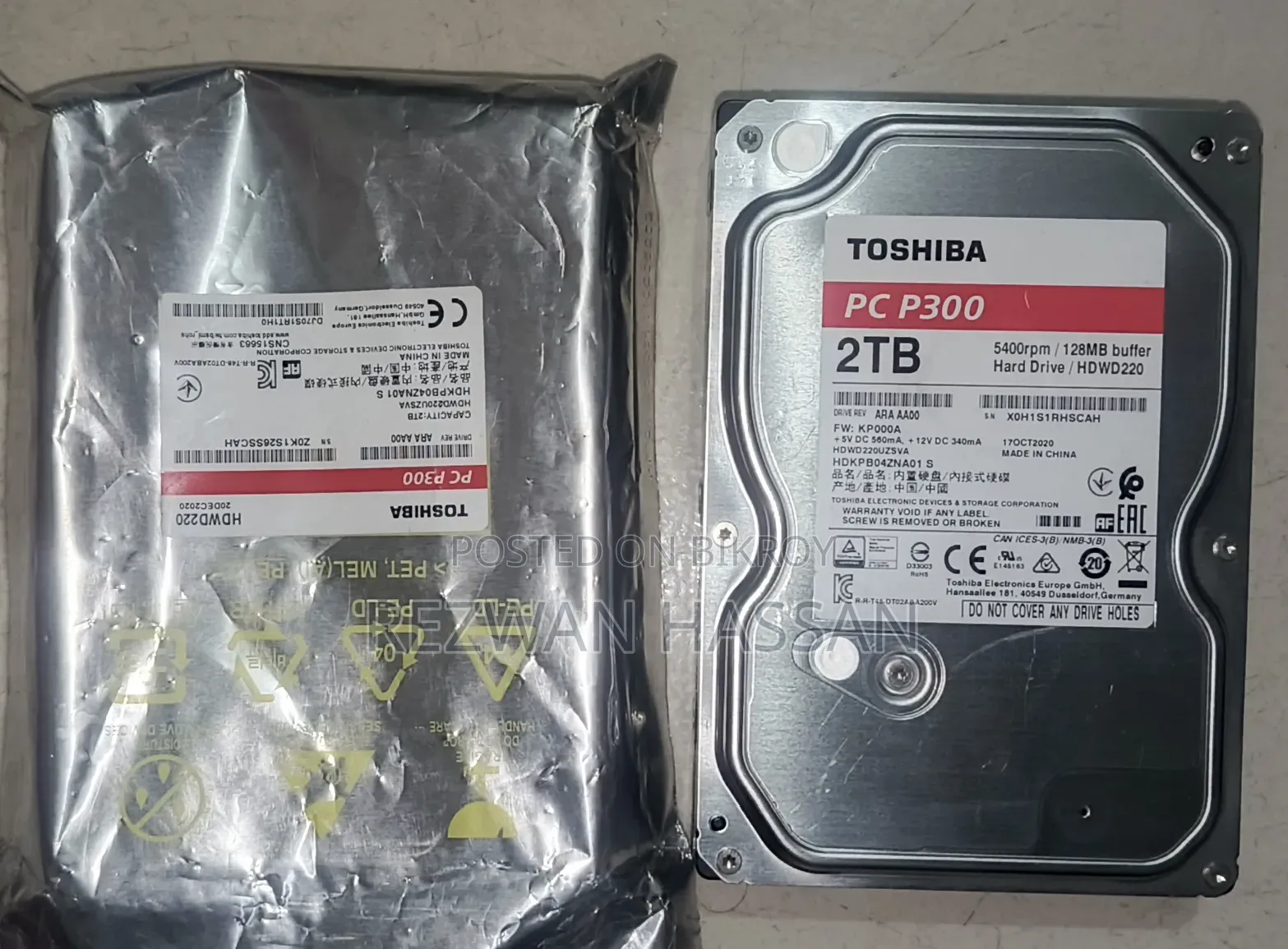 Toshiba PC P300 2tb Hard Drive