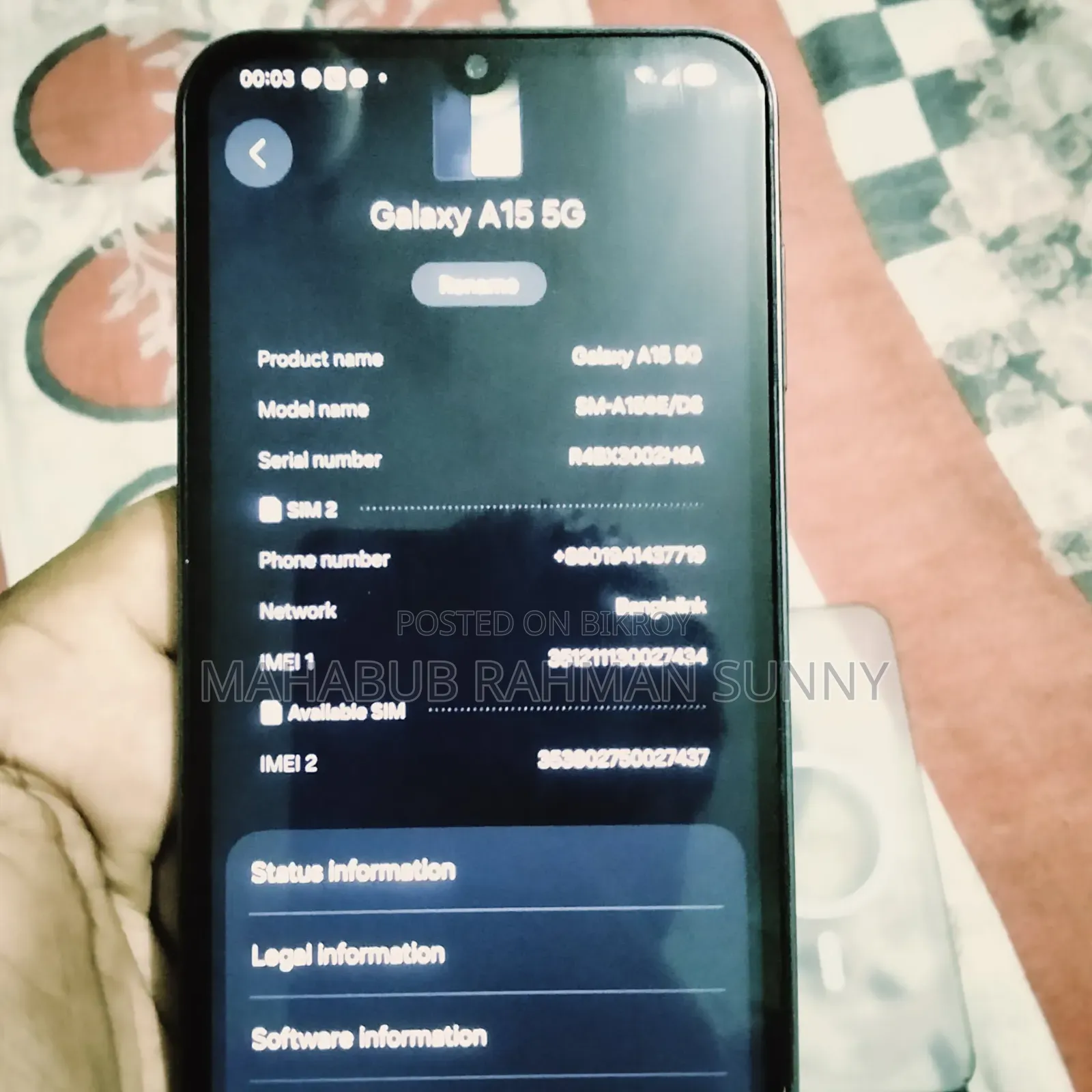Samsung Galaxy A15 5G 128 GB Blue