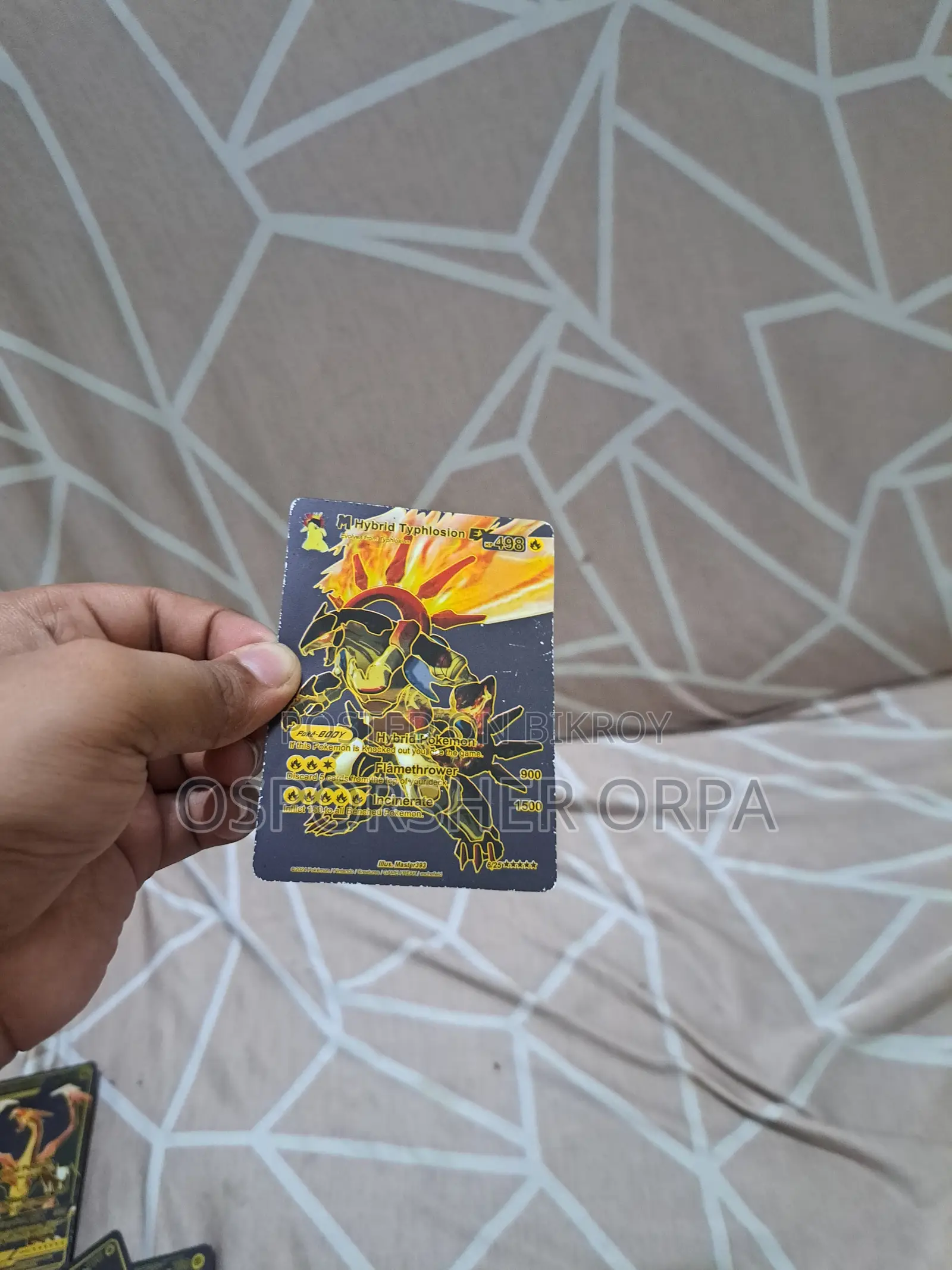 Black and Gold Pokemon Cards Original