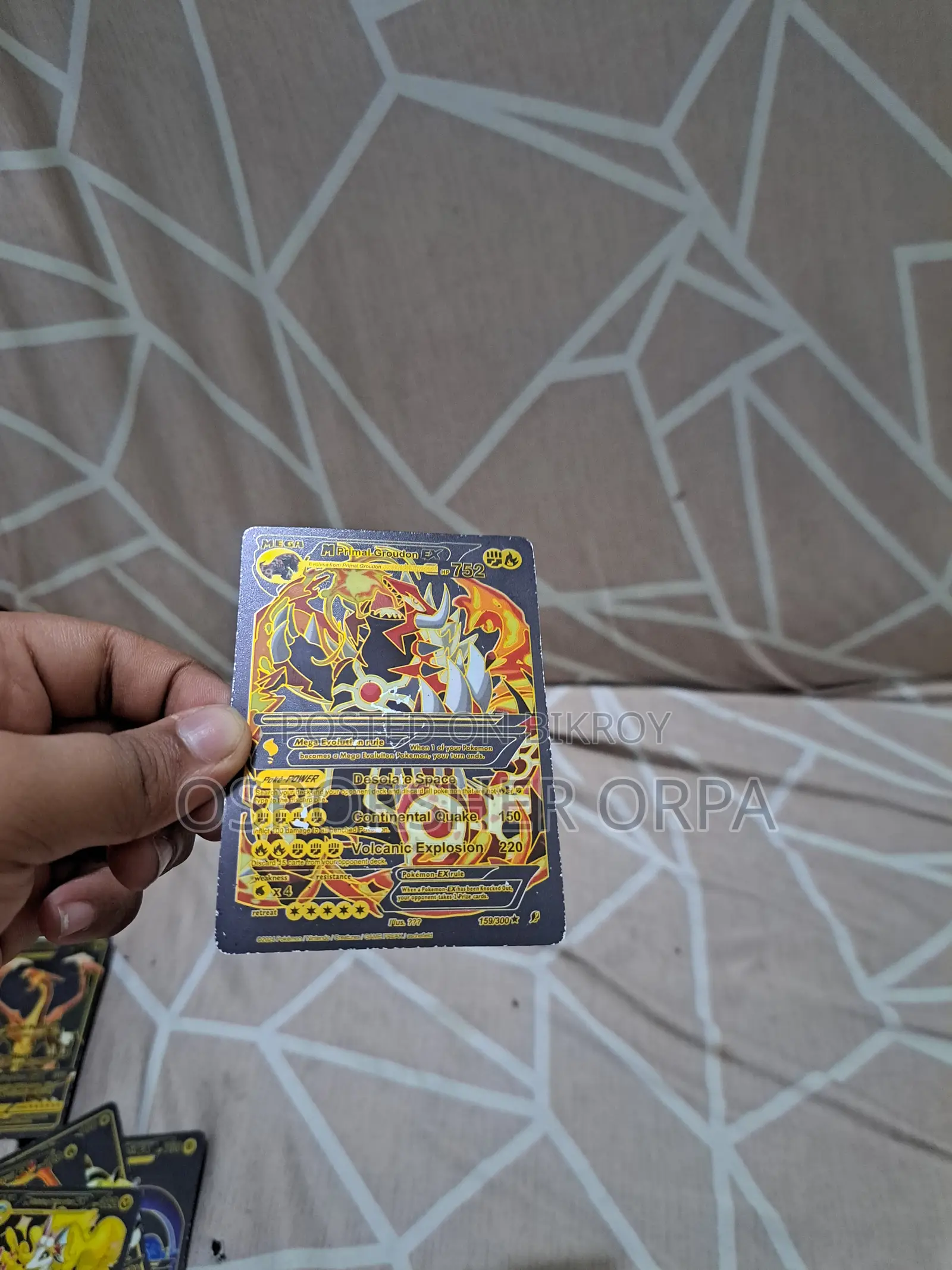 Black and Gold Pokemon Cards Original