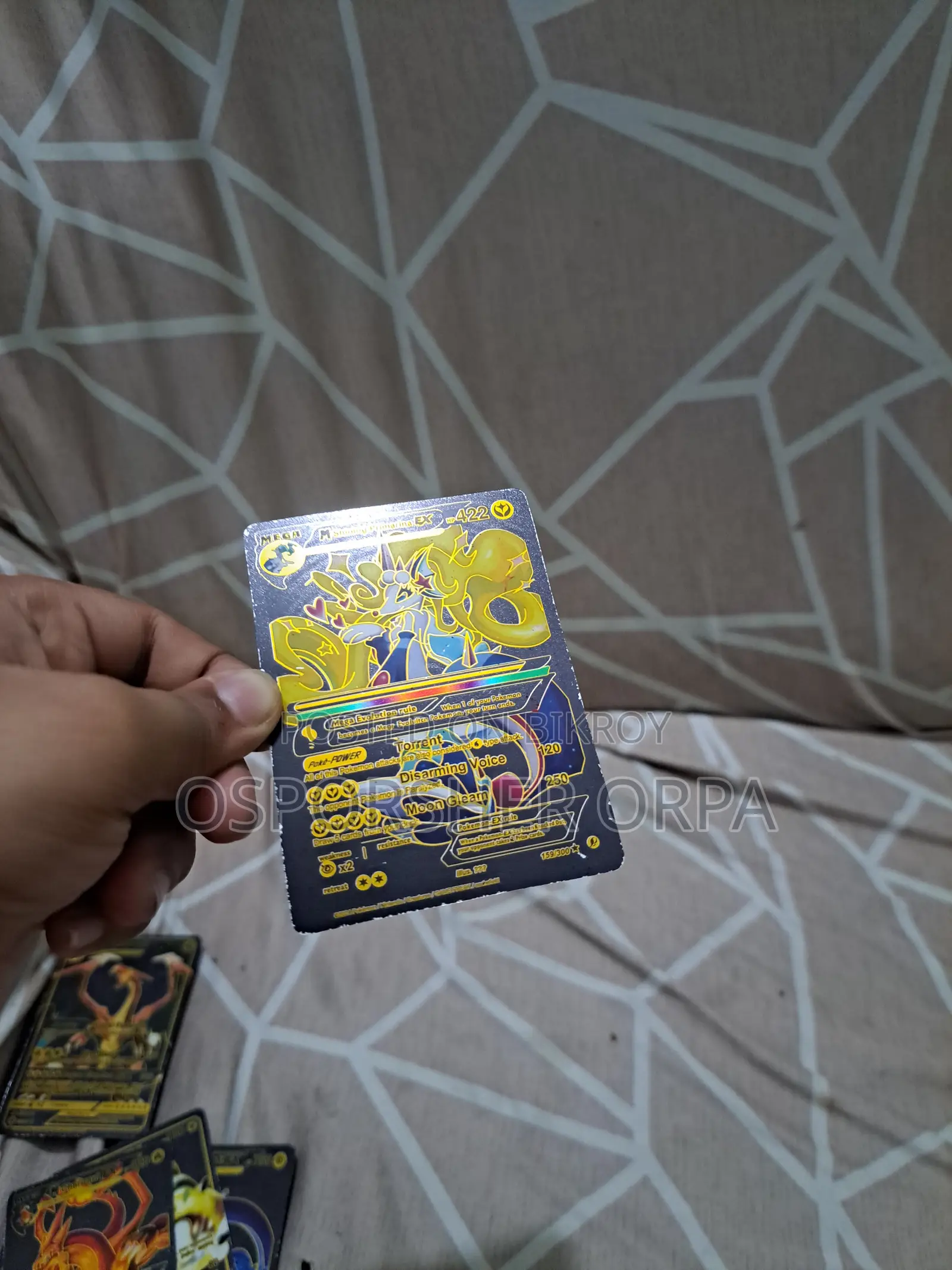 Black and Gold Pokemon Cards Original