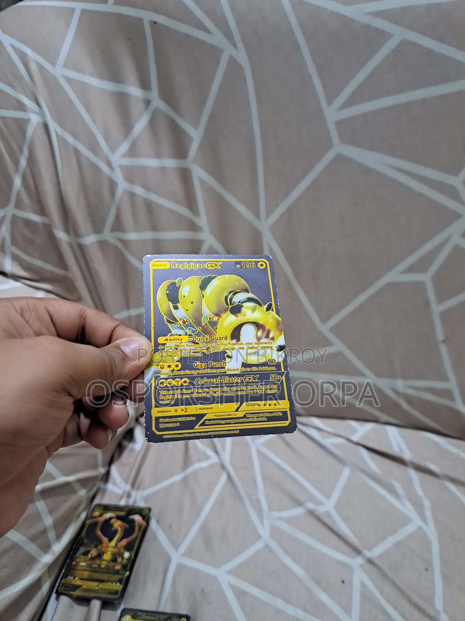 Black and Gold Pokemon Cards Original