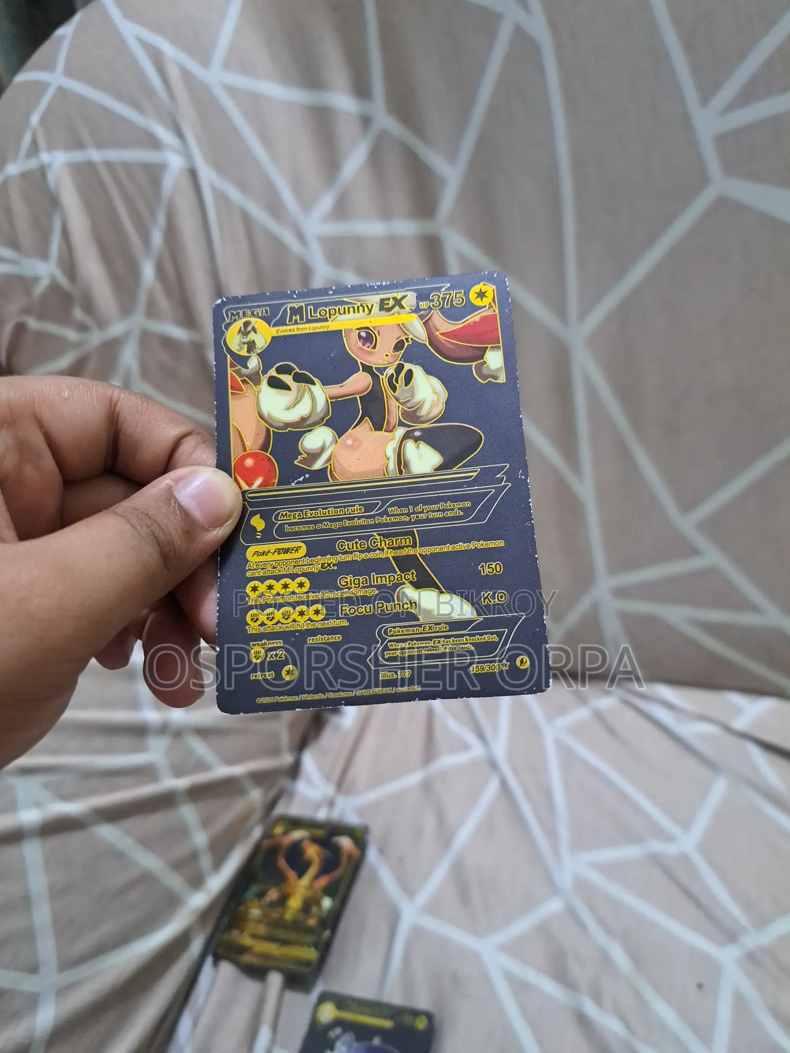 Black and Gold Pokemon Cards Original