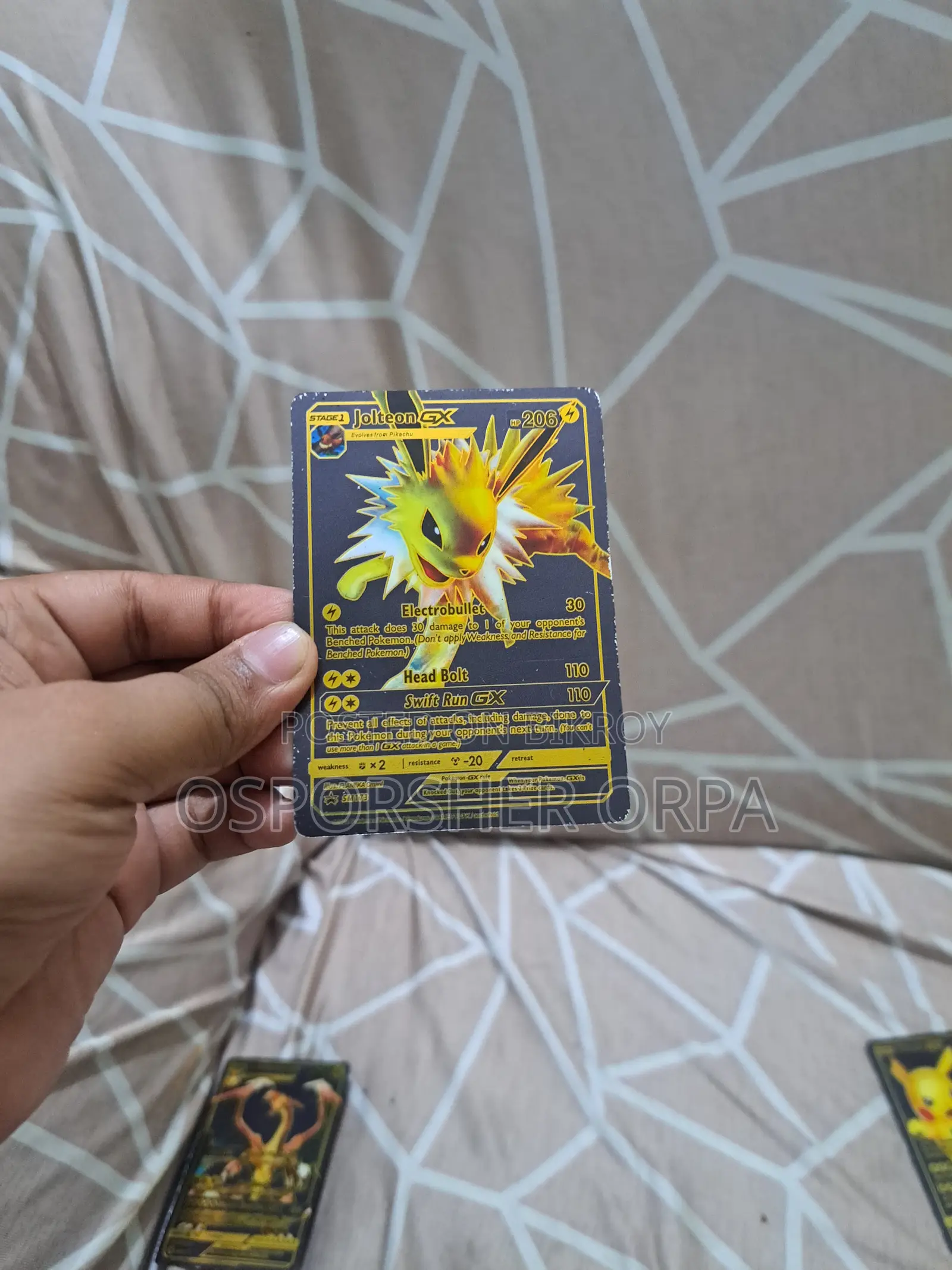 Black and Gold Pokemon Cards Original