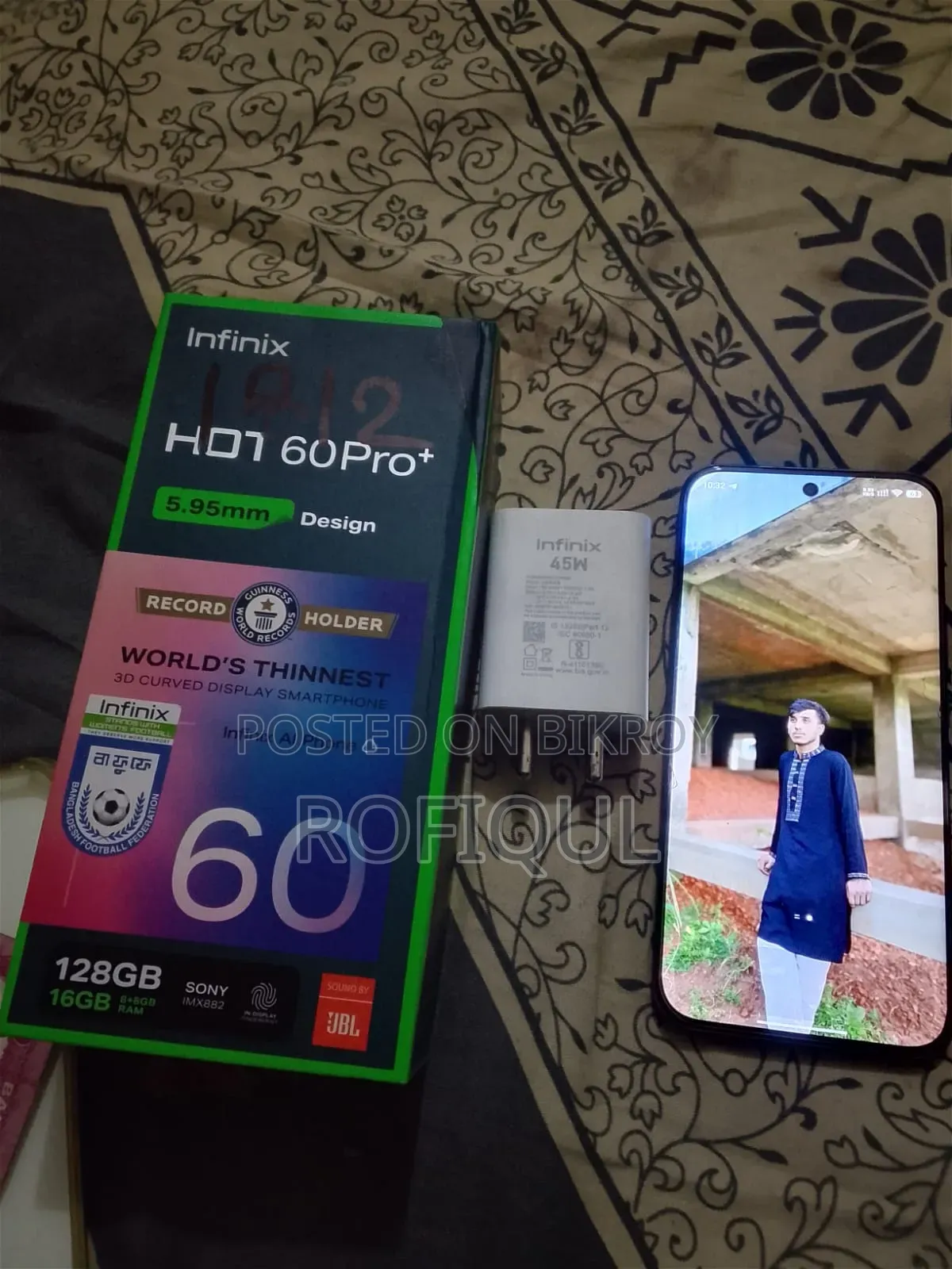 New Infinix Hot 60 Pro+ 128 GB Black