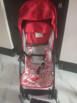 A baby stroller will be sold