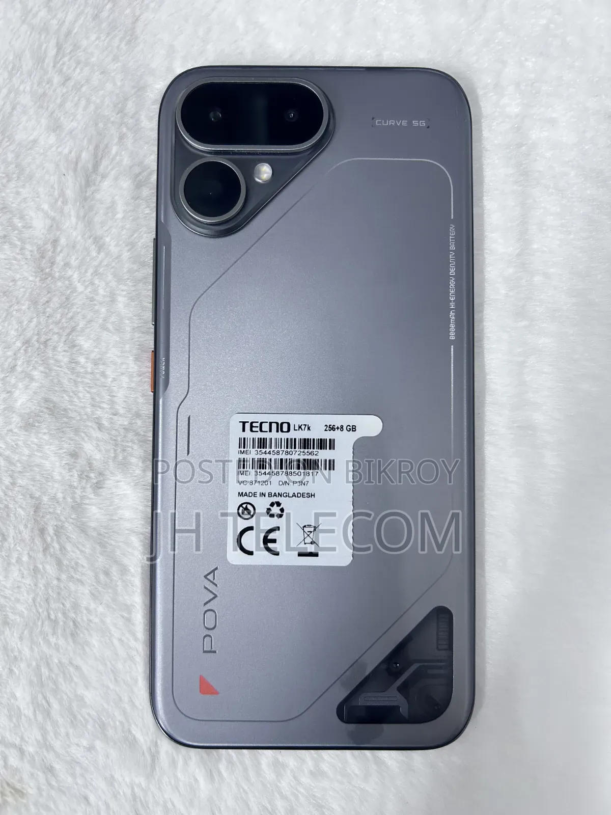 New Tecno Pova Curve 2 5G 256 GB Silver