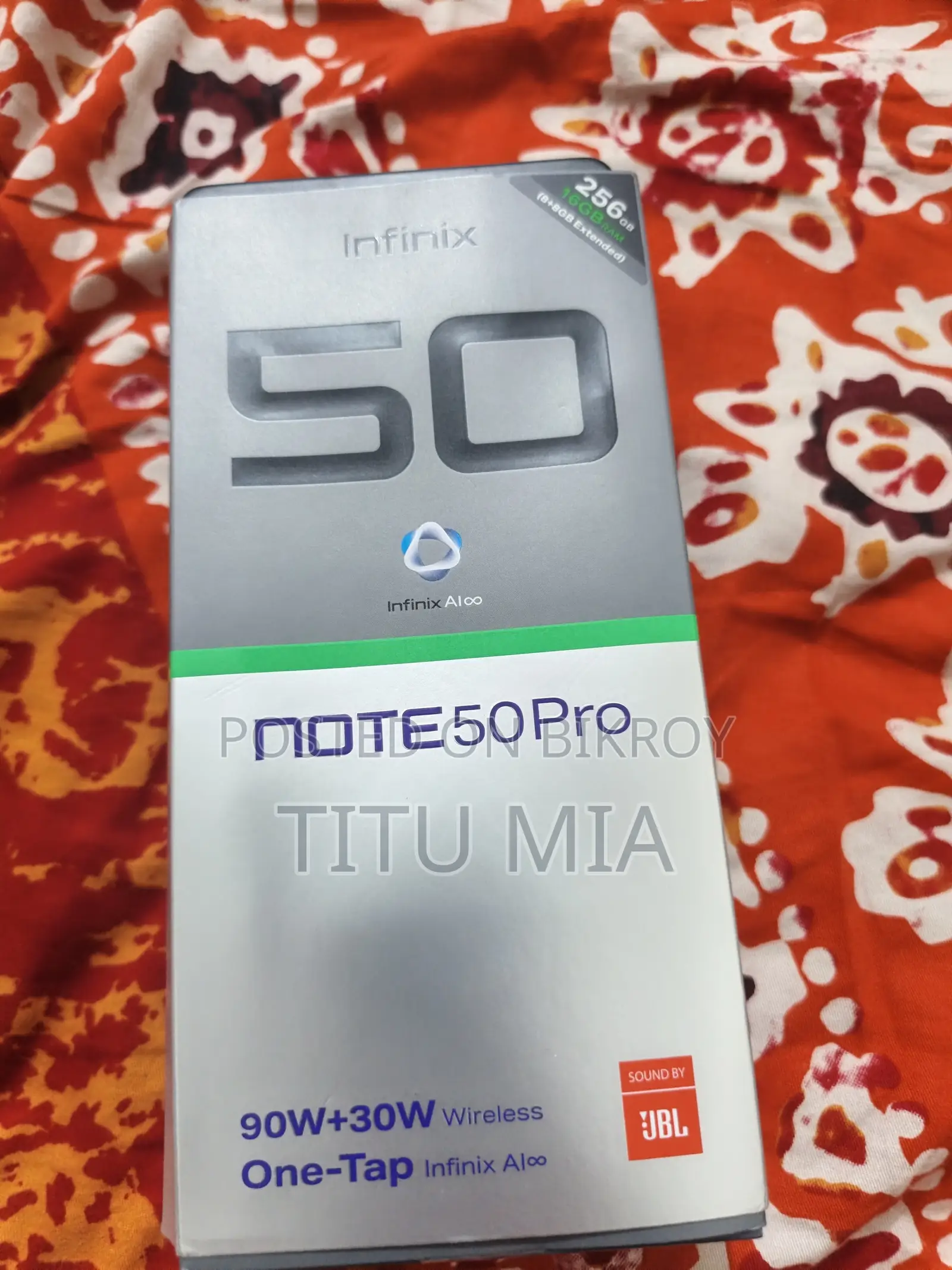 Infinix Note 50 Pro 256 GB Black