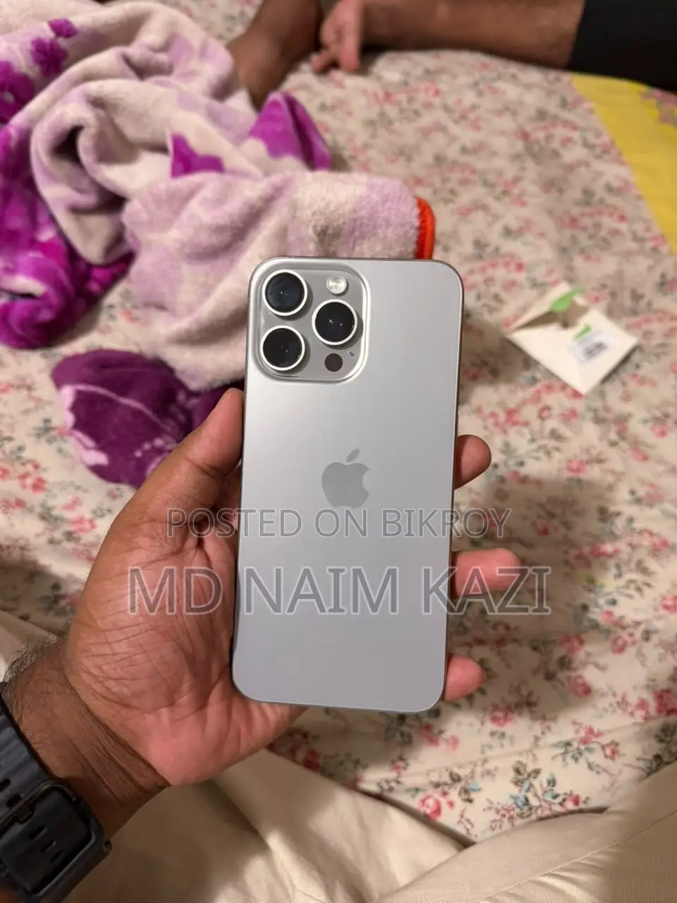 অ্যাপল আইফোন ১৫ প্রো ম্যাক্স ৫১২ জিবি সিলভার