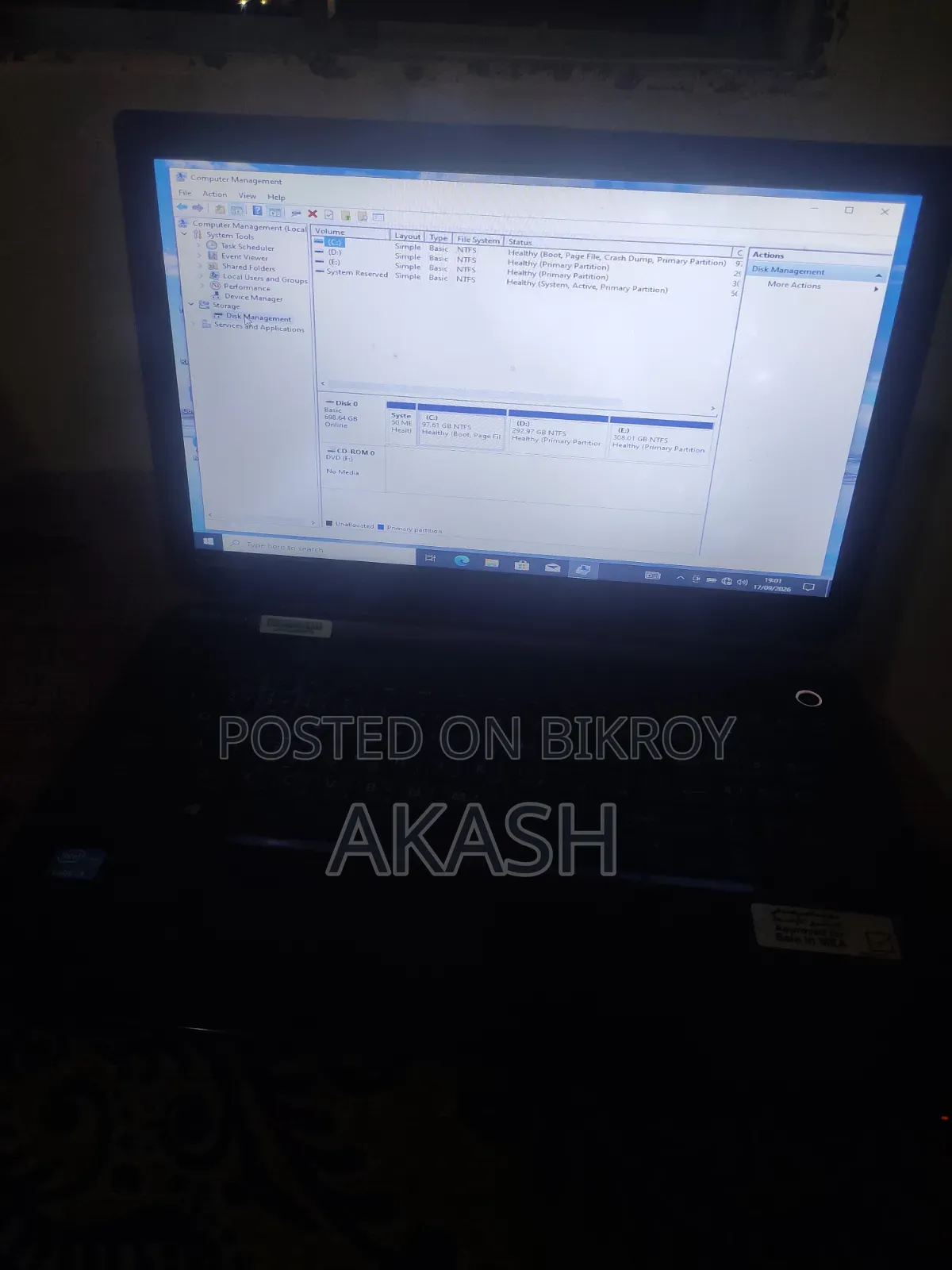 ল্যাপটপ তোশিবা স্যাটেলাইট সি৫৫ ২জিবি এএমডি এসএসডি ৫১২জিবি