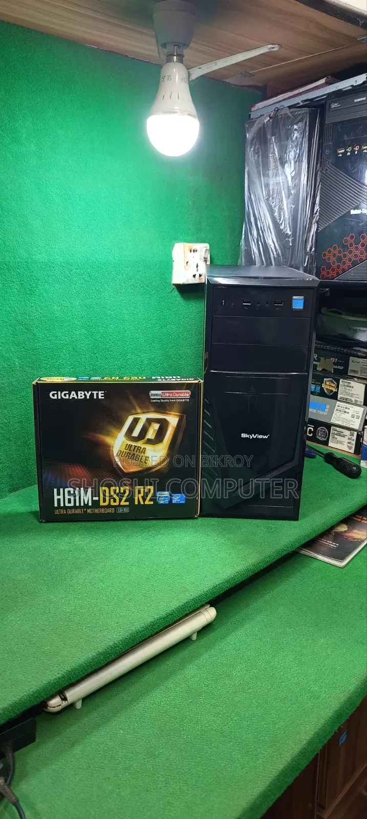 New Desktop Computer Gigabyte GB-BACE-3160 8GB Intel Core i5 HDD 500GB