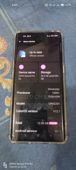 Oppo Reno5 5G 256 GB Silver