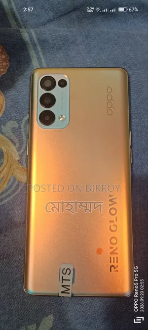 Oppo Reno5 5G 256 GB Silver
