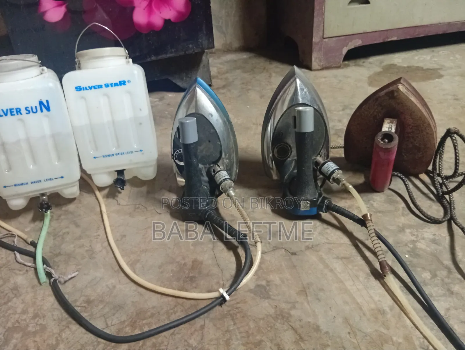Industrial Steam Iron | Silver Star | Laundry/Garments Use