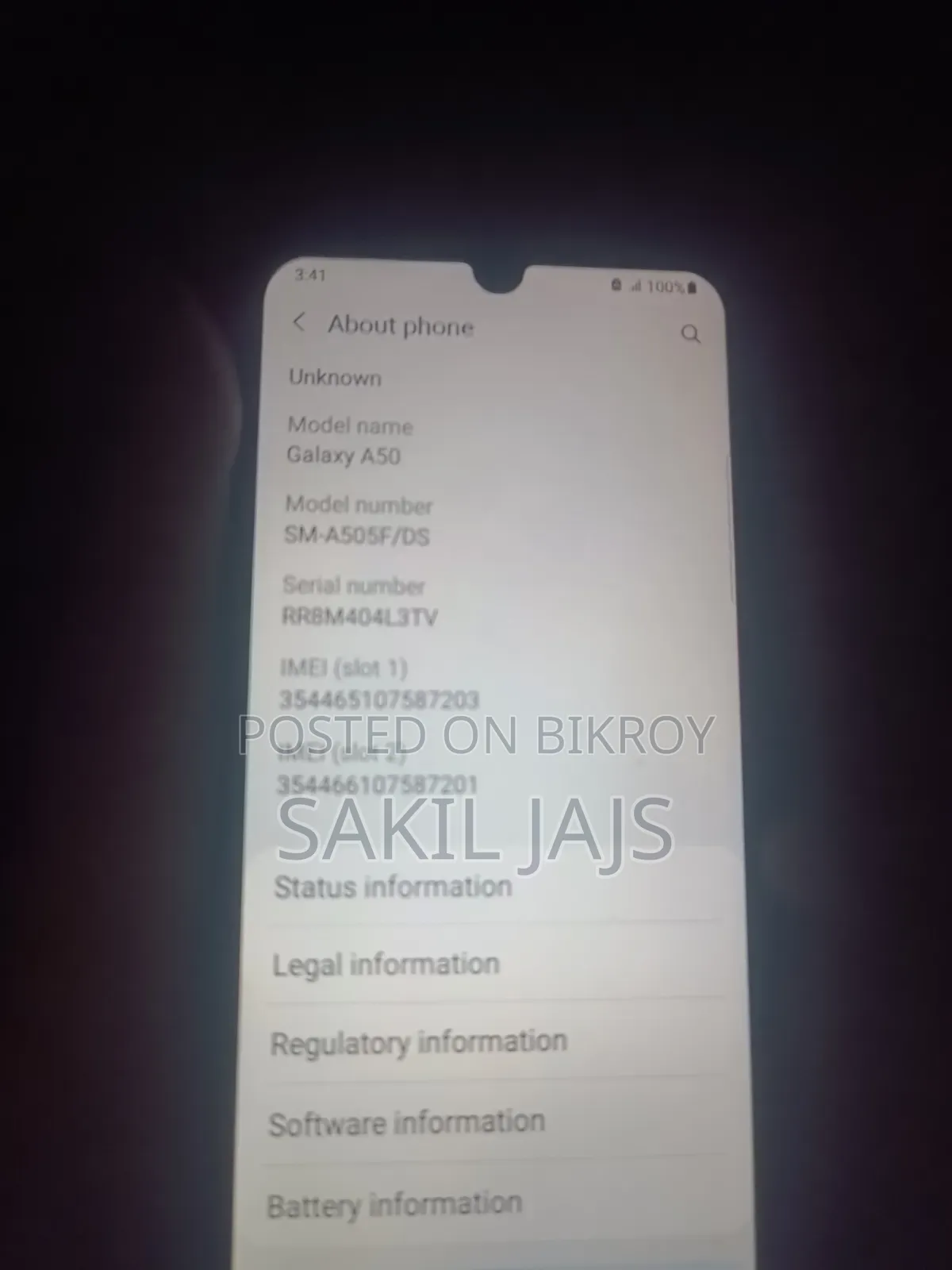 Samsung Galaxy A White