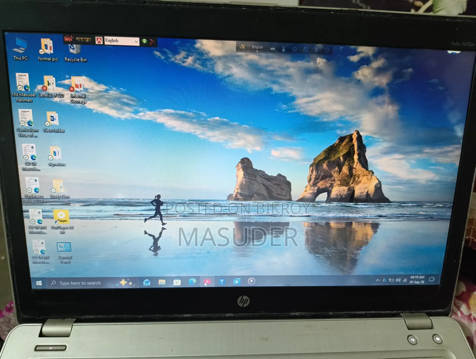 Laptop HP EliteBook Folio 9470M 8GB Intel Core i5 SSD 512GB