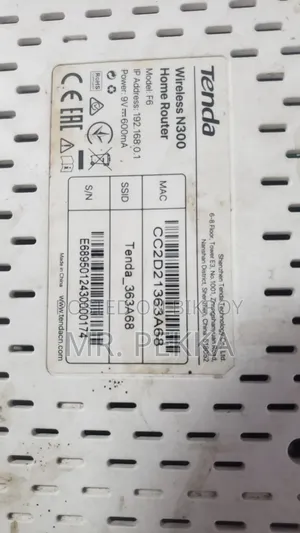 Tender  Router F6