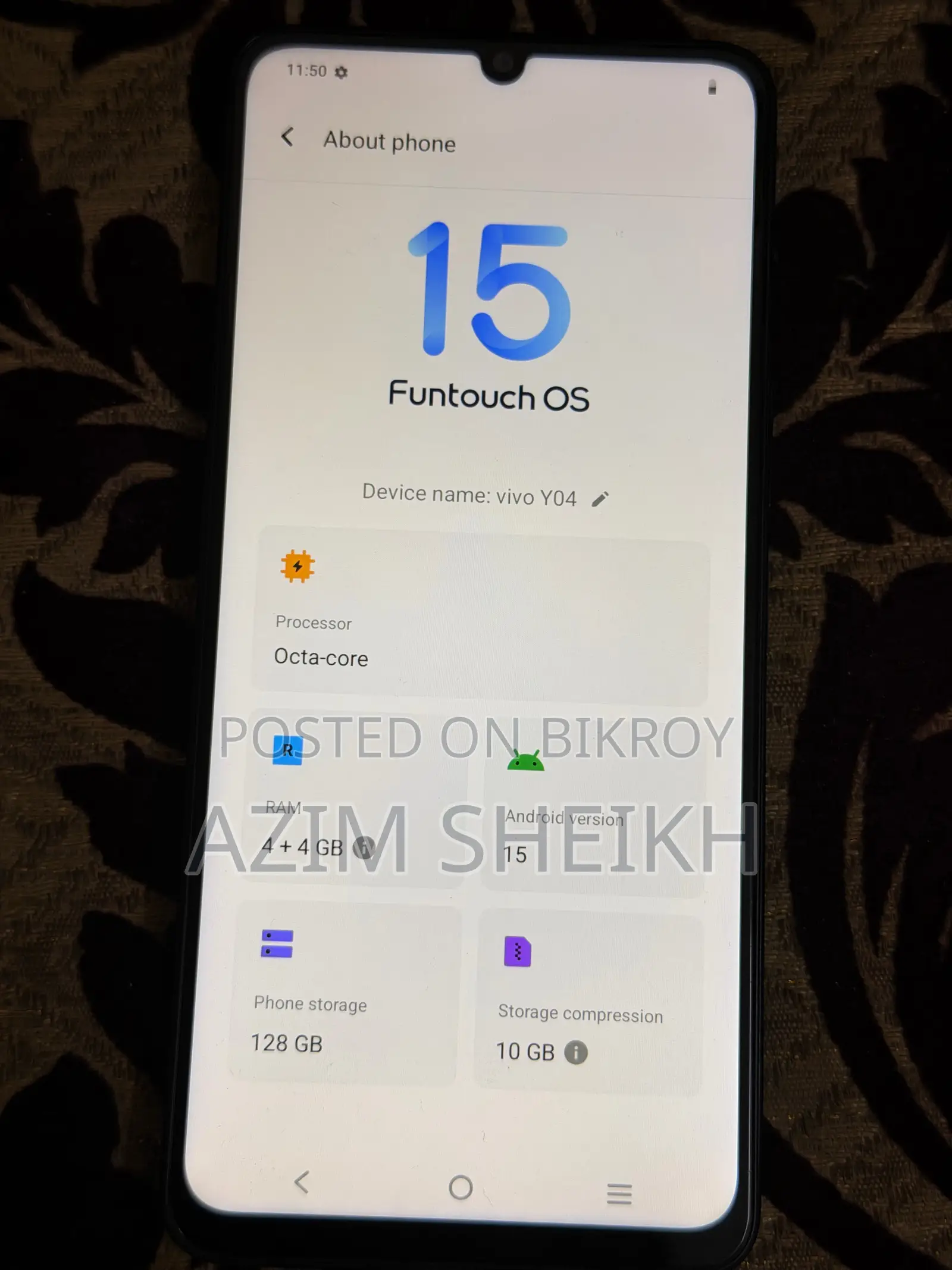 Vivo Y04 128 GB Blue