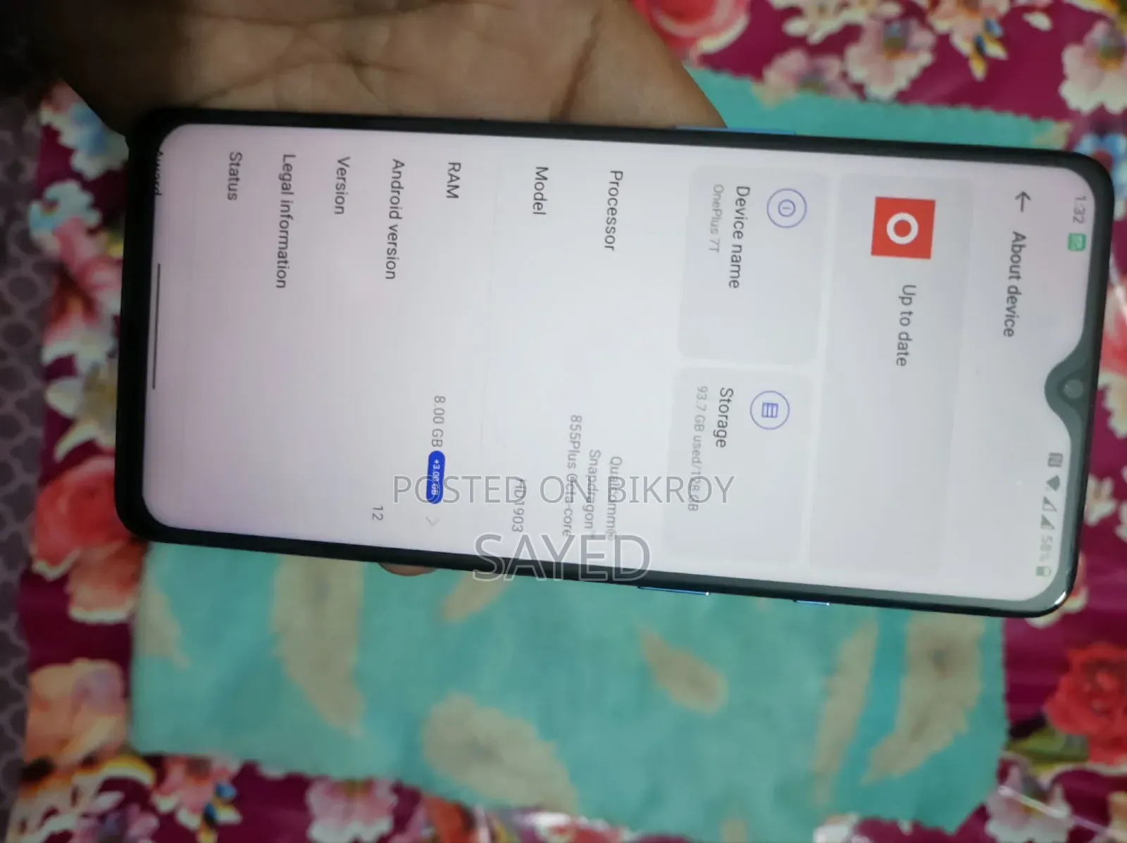 OnePlus 7T 128 GB Graphite