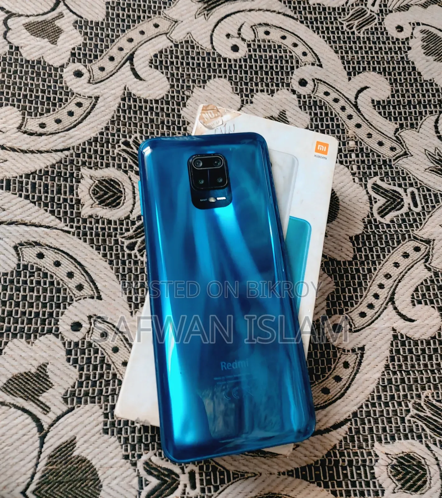 শাওমি রেডমি নোট ৯ প্রো ৬৪ জিবি নীল