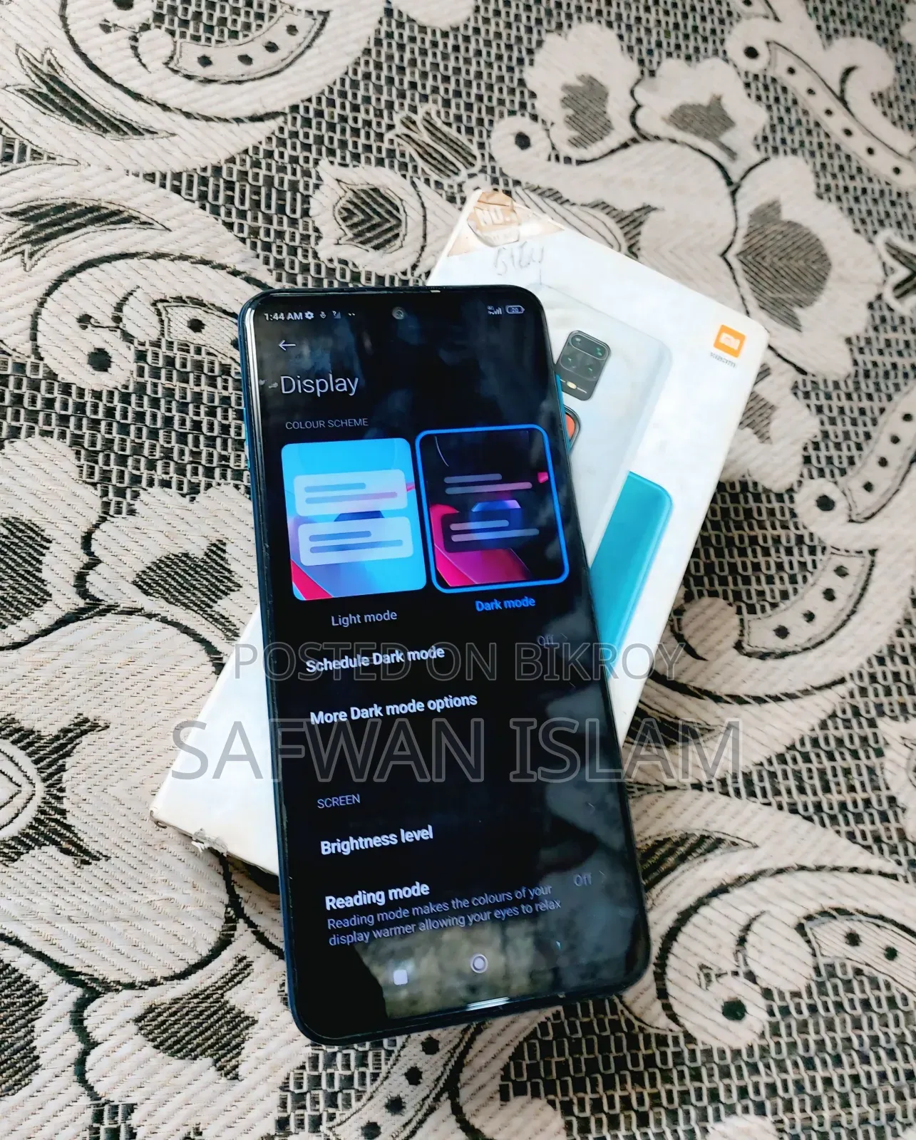 শাওমি রেডমি নোট ৯ প্রো ৬৪ জিবি নীল