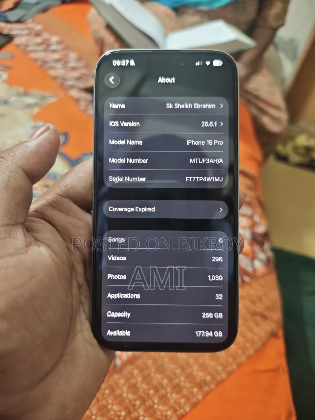 Apple iPhone 15 Pro 256 GB Gray