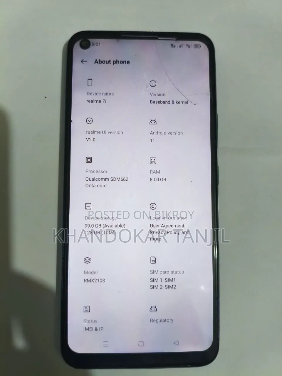 Realme 7i 128 GB Blue