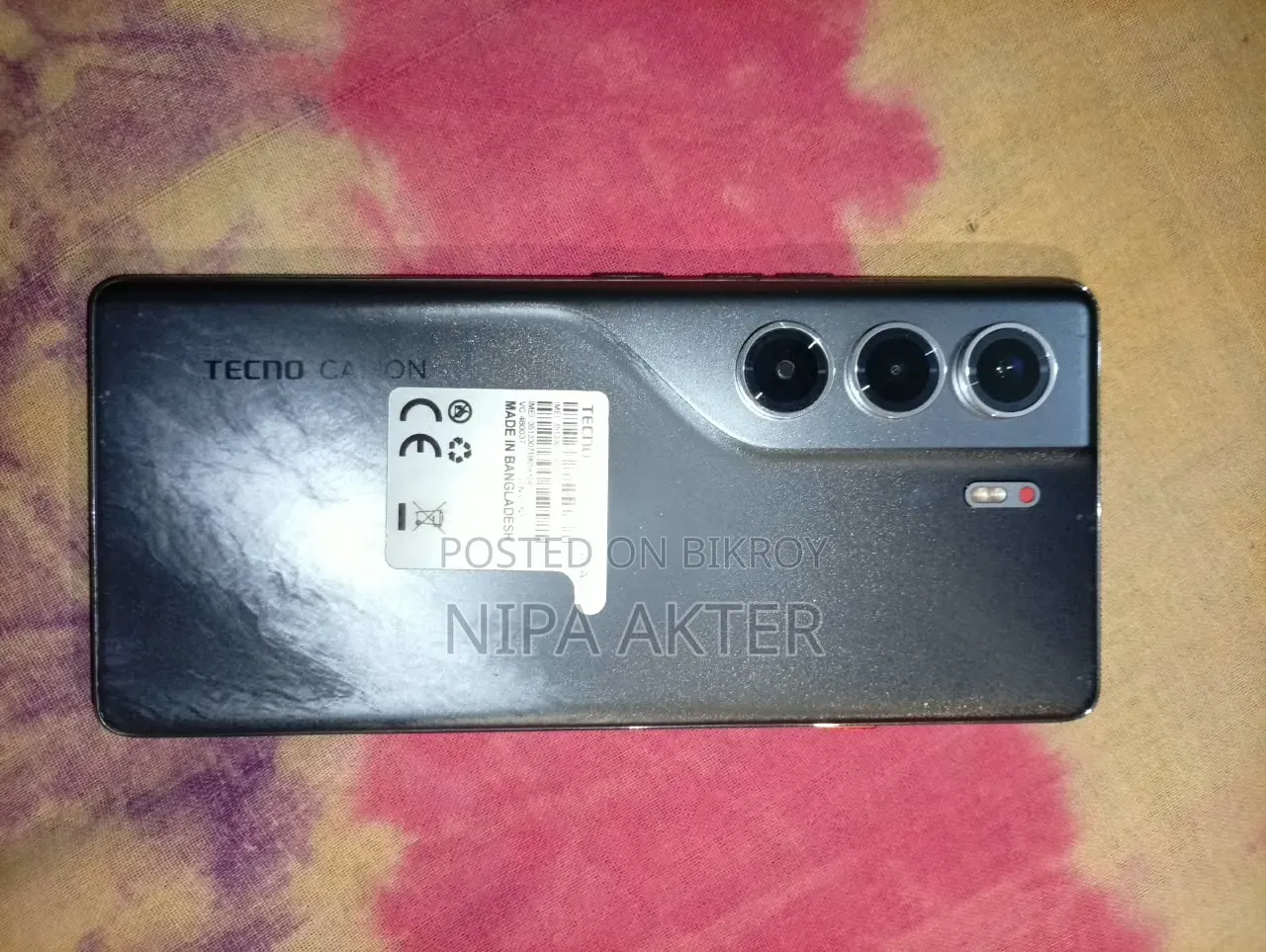 Tecno Camon 40 Pro 5G 256 GB Black