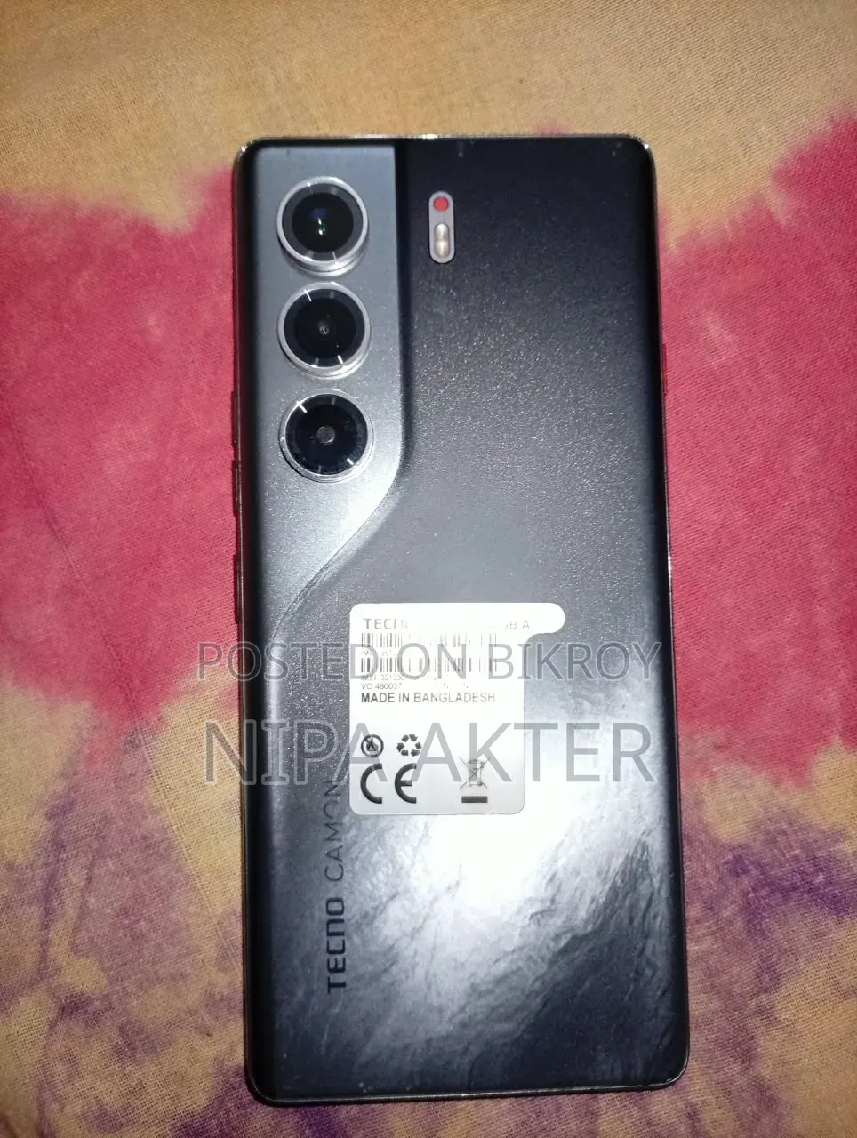 Tecno Camon 40 Pro 5G 256 GB Black