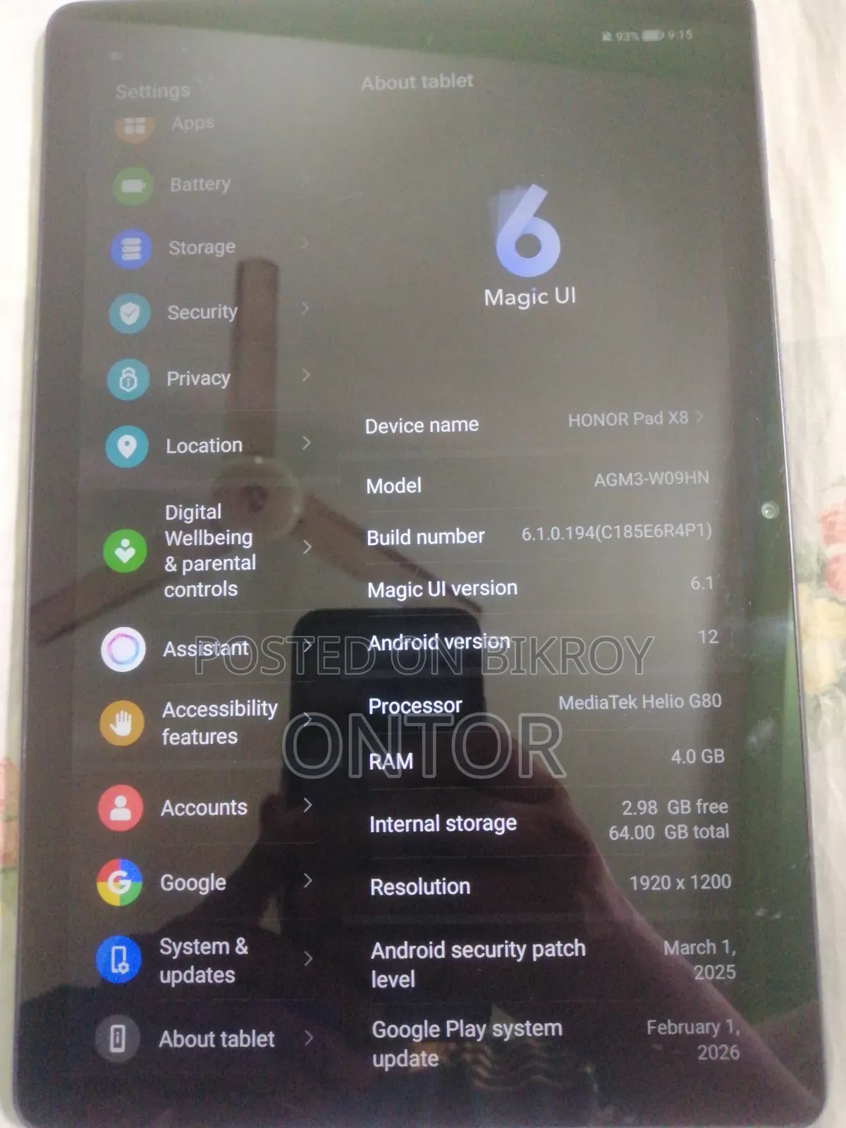 Honor Pad X8 64 GB