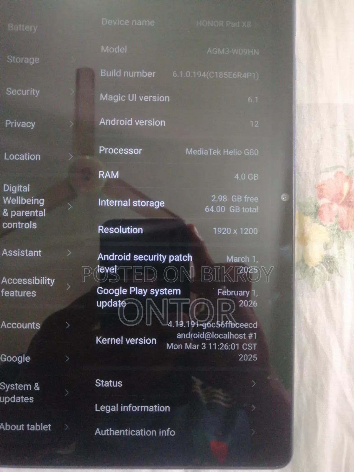 Honor Pad X8 64 GB