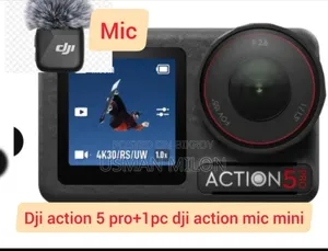 Dji Action 5 Pro Camera + Dji Mic Mini 1 PC
