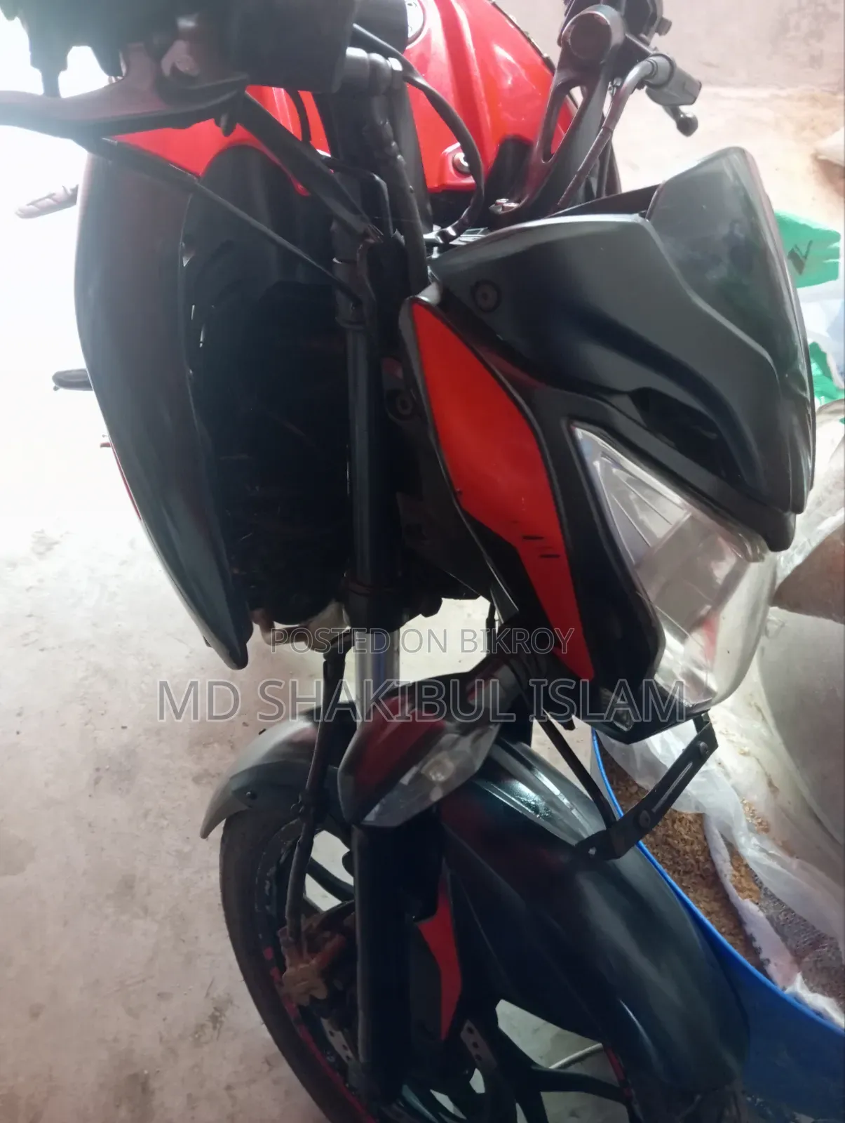বাজাজ পালসার এনএস ১৬০ ২০১৯ লাল