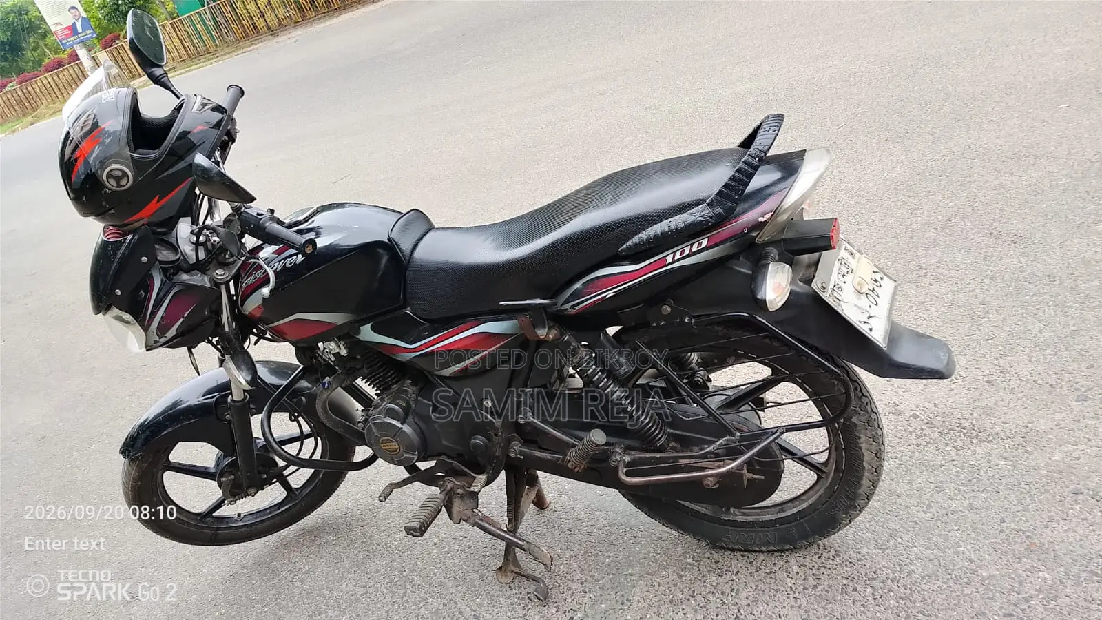 Bajaj Discover 100 2012 Black