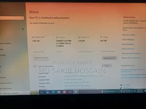 ল্যাপটপ এইচপি ২৪০ জি৬ ৮জিবি ইন্টেল কোর আই৫ এইচডিডি ১টিবি