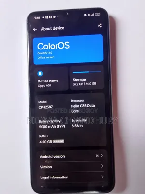 Oppo A57 4G 64 GB Blue