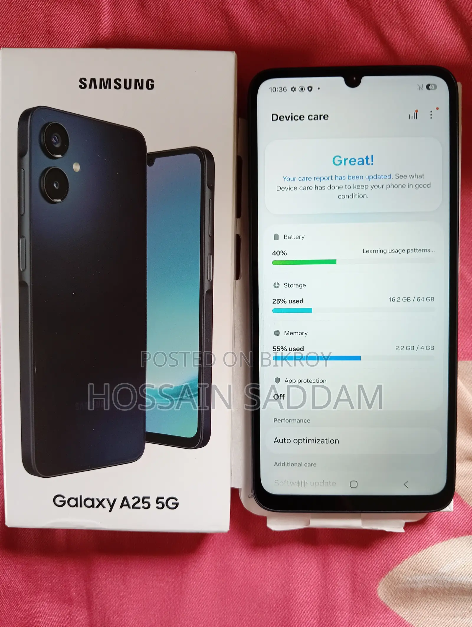 New Samsung Galaxy A25 128 GB Blue