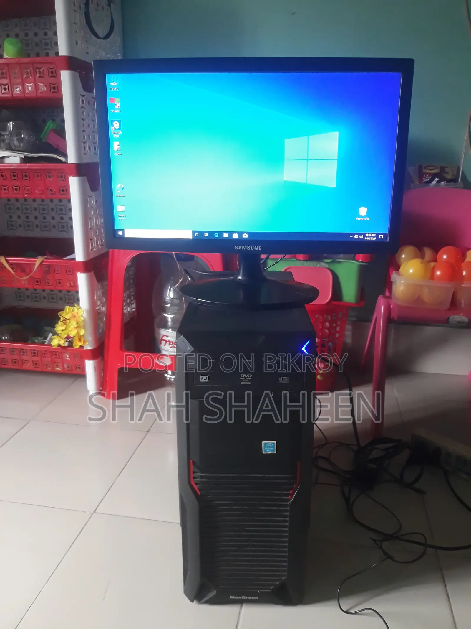 Desktop Computer 8GB RAM Intel Core i5 SSD 128GB