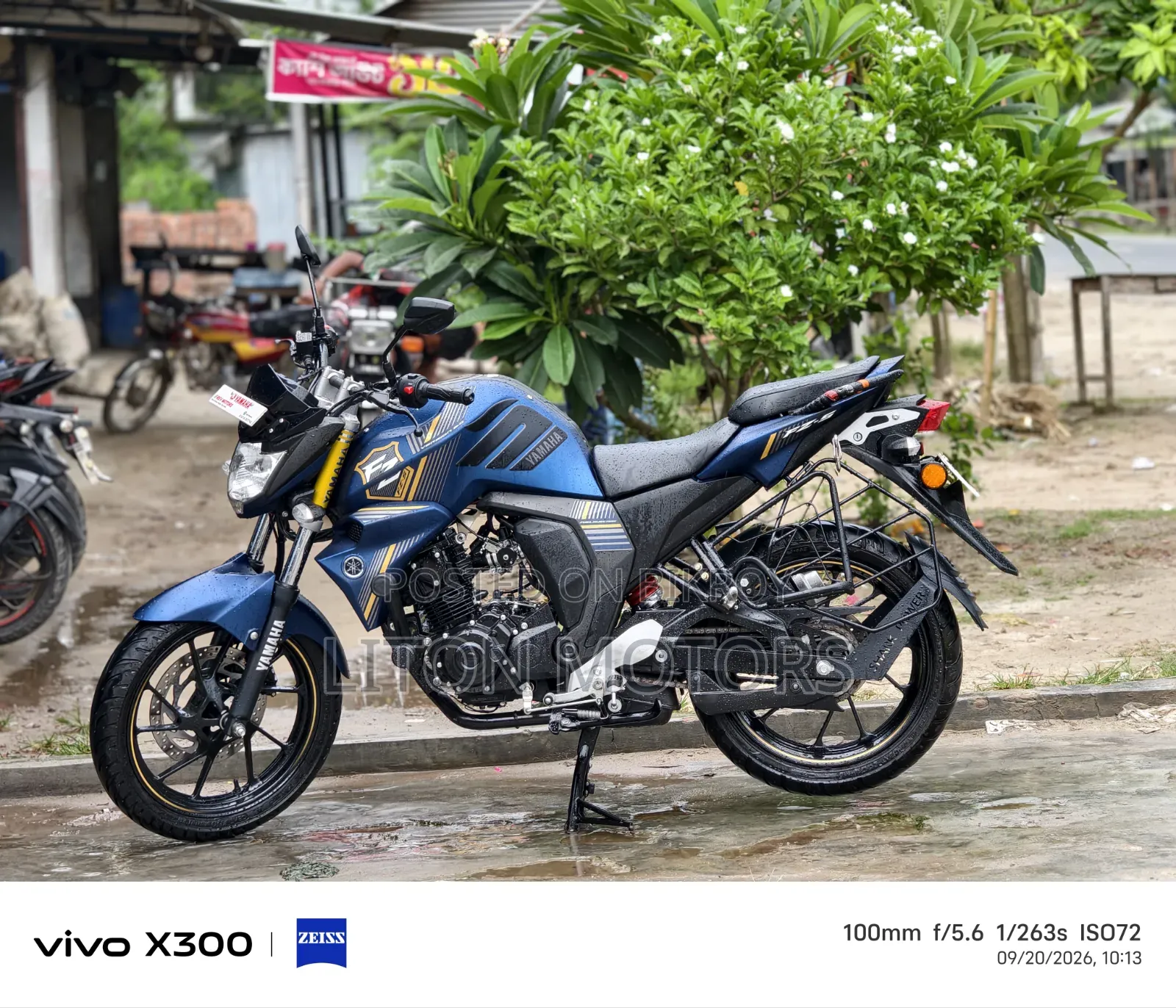 Yamaha FZS V2 2026 Blue