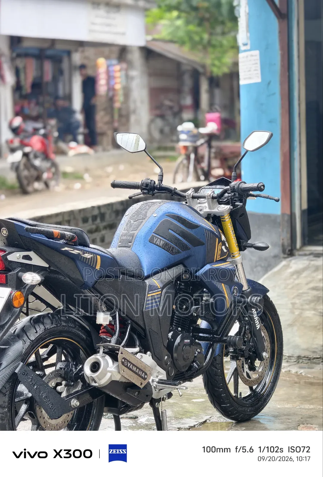 Yamaha FZS V2 2026 Blue