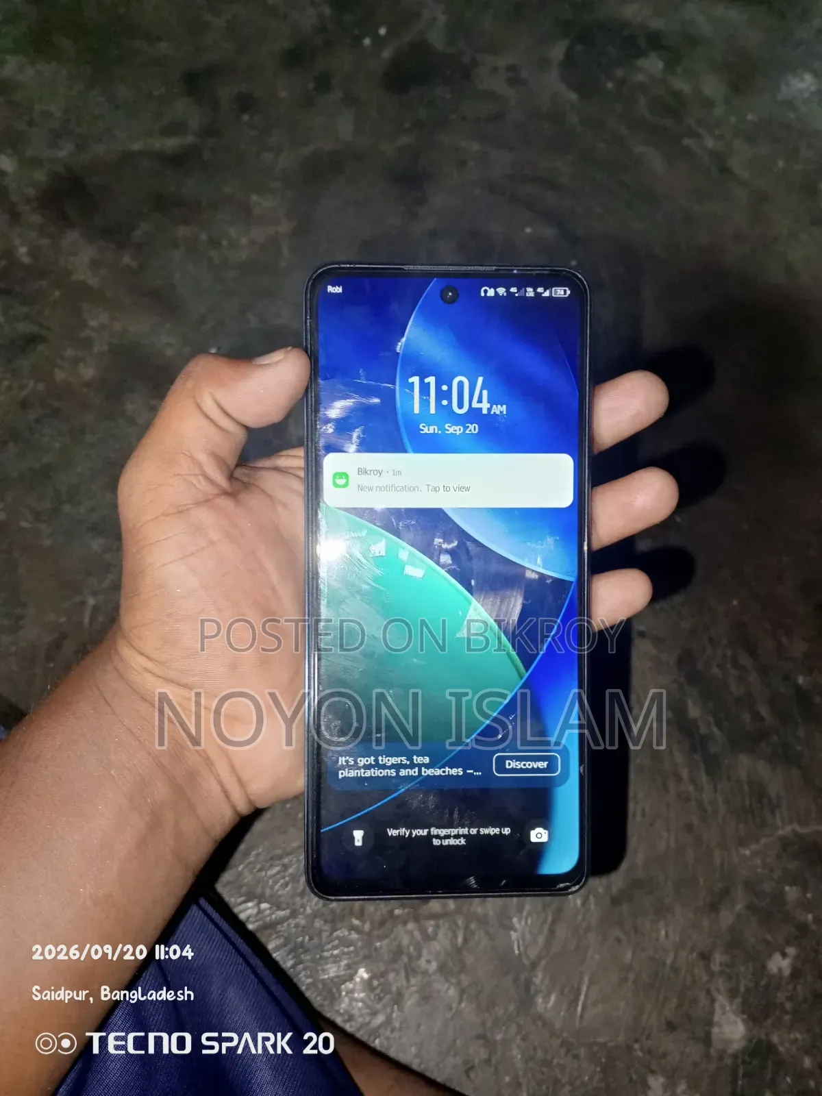Infinix Hot 40 Pro 128 GB Blue