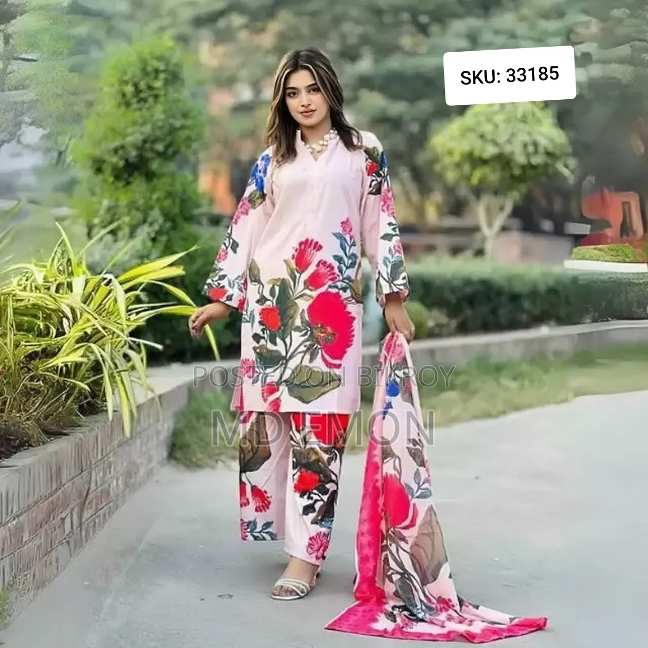 স্কিন প্রিন্ট থ্রি পিস