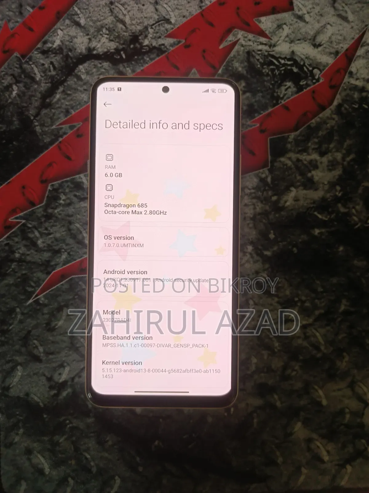 Xiaomi Redmi Note 12 128 GB Rose Gold